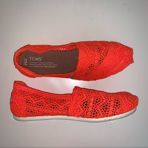 Toms Neon Orange Shoes
